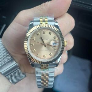 Luxury Gold and Silver Watch